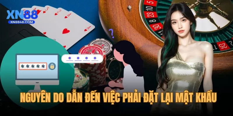 Nguyên do dẫn đến việc phải đặt lại mật khẩu mới