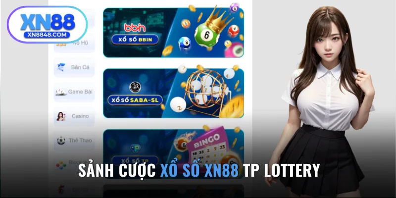 Sảnh cược xổ số XN88 TP Lottery