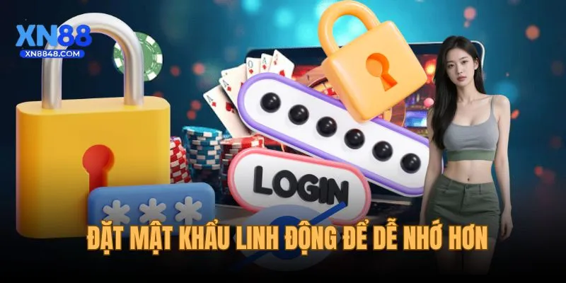 Thiết lập password linh động để dễ nhớ hơn