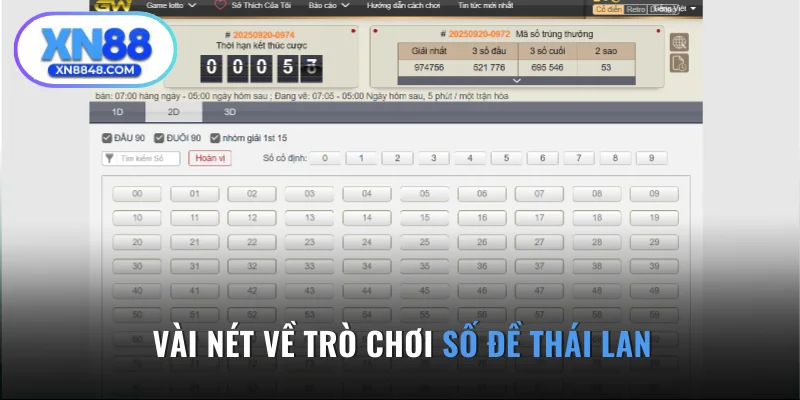 Vài nét về trò chơi số đề Thái Lan